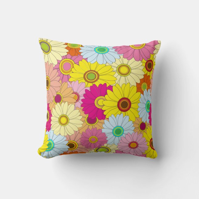 floral pattern cushion (Front)