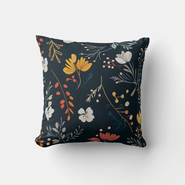 Floral Pattern Cushion (Front)