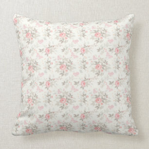 floral pattern cushion