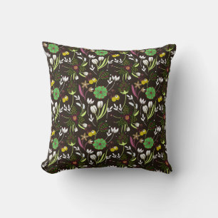 Floral Pattern Cushion