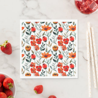 Floral pattern cute napkin