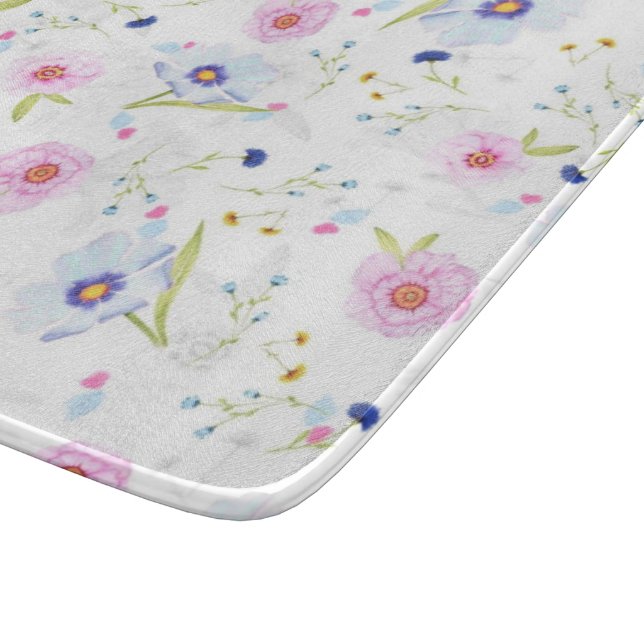 Floral Pattern Cutting Board (Corner)