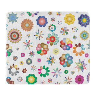Floral Pattern Cutting Board