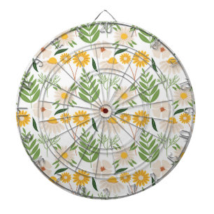 Floral Pattern Dartboard