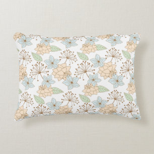 Floral pattern  decorative cushion