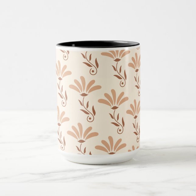 Floral Pattern Design  Mug (Center)