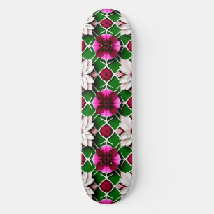 Floral Pattern Featuring Colourful Flowers Skateboard