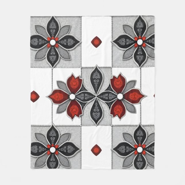 Floral Pattern Fleece (Front)