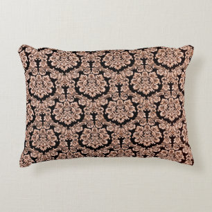 Floral pattern. Flower marigold seamless backgroun Decorative Cushion