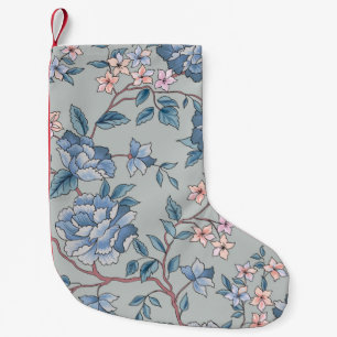 Floral pattern. Flower seamless background. Flouri Small Christmas Stocking