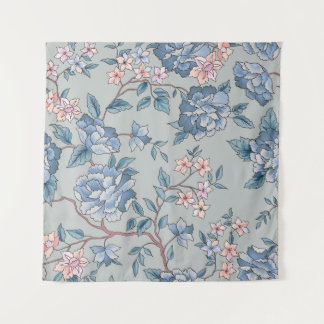Floral pattern. Flower seamless background. Flouri Tapestry