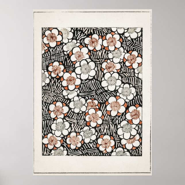 Floral Pattern from Shin Bijutsukai Poster (Front)