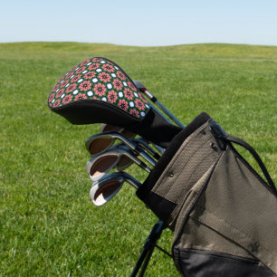 Floral Pattern Golf Head Cover