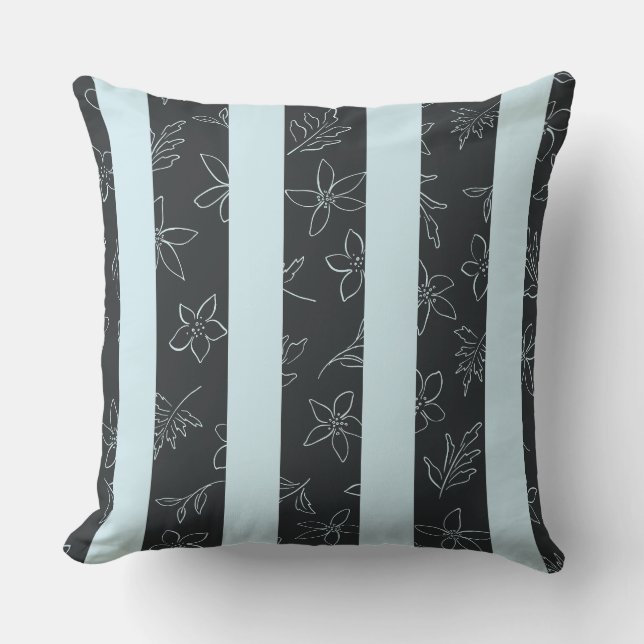 Floral Pattern Graphic  Cushion (Front)