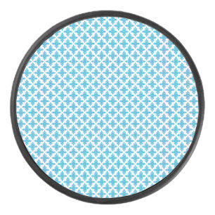 Floral Pattern Hockey Puck