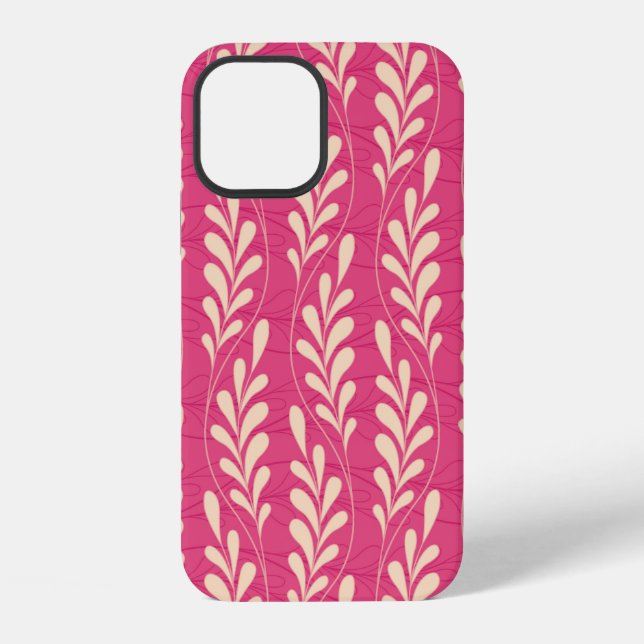 floral pattern in modern style iPhone case (Back)
