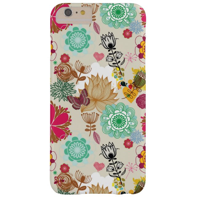 Floral pattern in retro style Case-Mate iPhone case (Back)