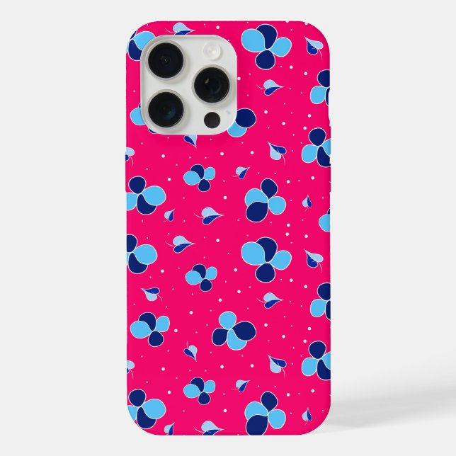 Floral pattern iPhone case (Back)