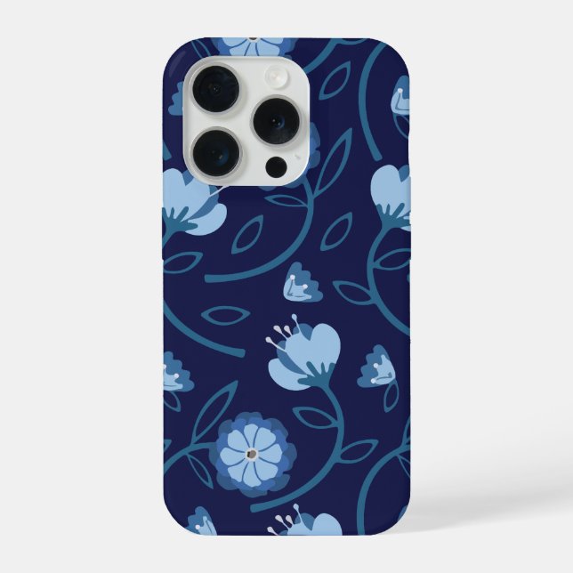 Floral pattern iPhone case (Back)