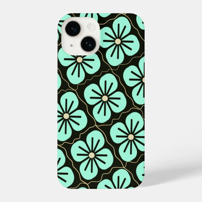 Floral pattern iPhone case (Back)