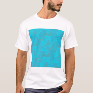 Floral Pattern Island Style T-Shirt