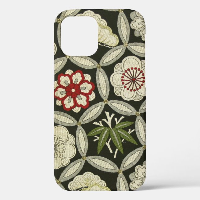 Floral Pattern, Japanese Design Case-Mate iPhone Case (Back)