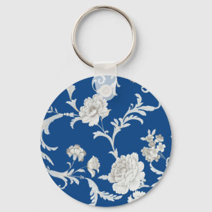 Floral pattern key ring
