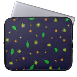 Floral pattern laptop sleeve