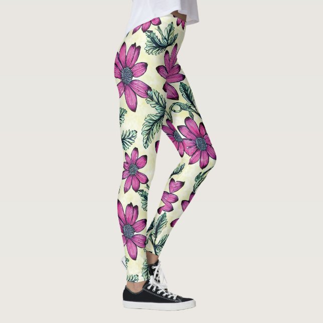 Floral pattern leggings (Right)