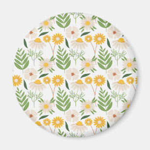 Floral Pattern Magnet