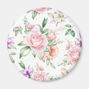 Floral Pattern Magnet