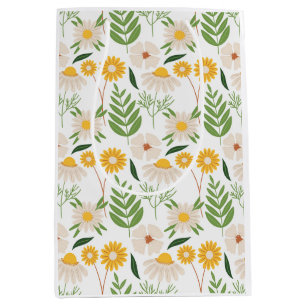 Floral Pattern Medium Gift Bag