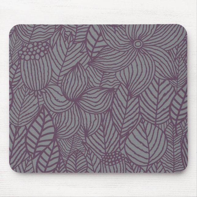 Floral Pattern Mouse Mat (Front)