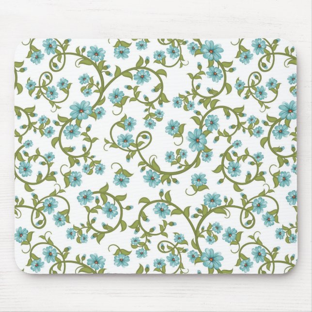 Floral Pattern Mouse Mat (Front)
