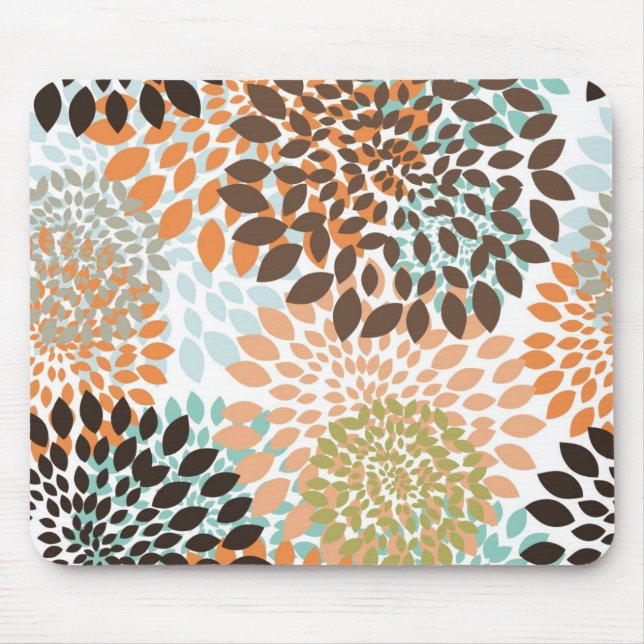 Floral Pattern Mouse Mat (Front)