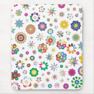 Floral Pattern Mouse Mat