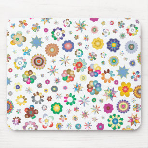 Floral Pattern Mouse Mat