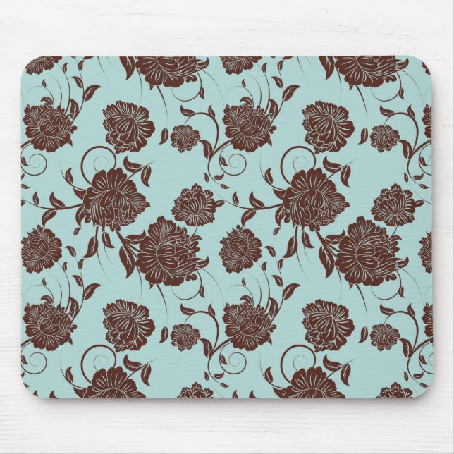 Floral Pattern Mouse Mat (Front)