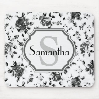 Floral Pattern Mouse Mat