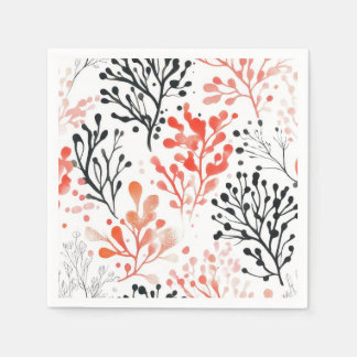floral pattern napkin