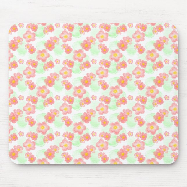 floral pattern no1 mouse mat (Front)