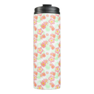 floral pattern no1 thermal tumbler