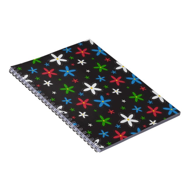 Floral Pattern Notebook (Right Side)
