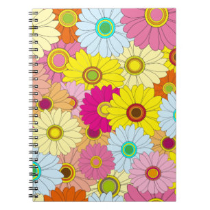 floral pattern notebook