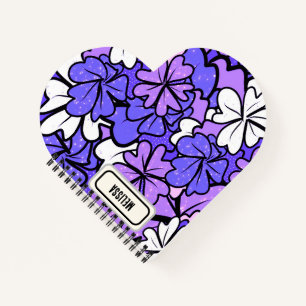 Floral pattern notebook