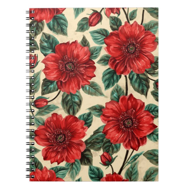 Floral Pattern Notebooks (Front)