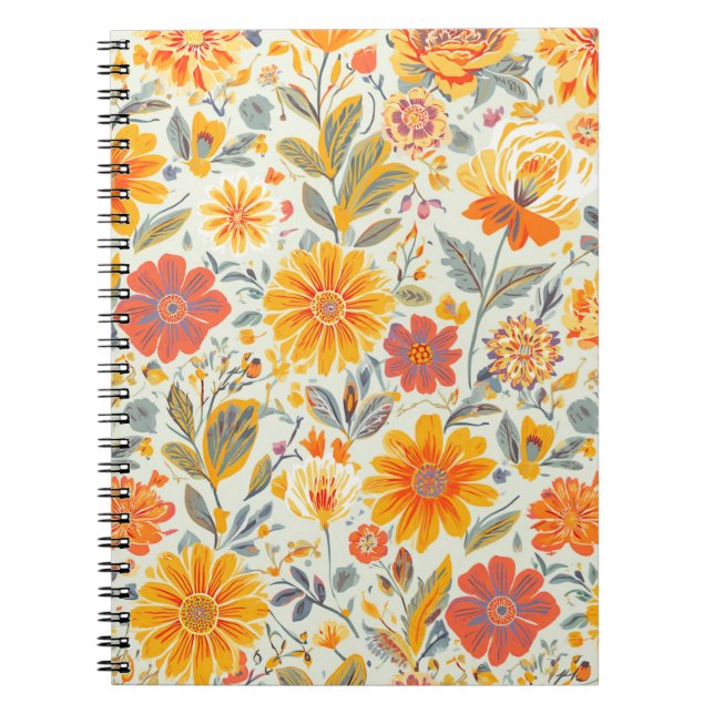 Floral Pattern Notebooks (Front)