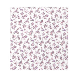 Floral Pattern Notepad