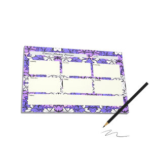 Floral pattern notepad