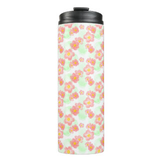 Floral pattern number one thermal tumbler
